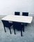 Tavolo da pranzo postmoderno in marmo travertino, Italia, anni '70, Immagine 10