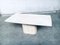 Italian Postmodern Travertine Marble Dining Table, 1970s 9