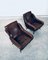 Mid-Century Modern Faux Leather Armchairs, 1950s, Set of 2 8