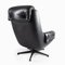 Black Leather Lounge Chair from PeeM, 1970s, Image 5