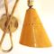 Wall Light with Twin Conical Shades, 1950s 4