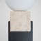 Square Monument Table Lamp in Travertine, Solid Steel, & Glass by Louis Jobst, 2016, Image 5