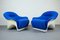 Lounge Chairs by Luigi Colani, 1970s, Set of 2 1