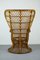 Wicker Chair by Gio Ponti and Lio Carminati, 1960s 4