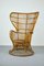 Wicker Chair by Gio Ponti and Lio Carminati, 1960s 1