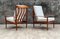 Mid-Century Scandinavian Teak PJ56 High Back Lounge Chairs by Grete Jalk for Poul Jeppesens Møbelfabrik, 1960s, Set of 2 22