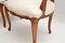 Vintage French Walnut Salon Side Chairs, Set of 2 9