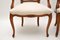Vintage French Walnut Salon Side Chairs, Set of 2 6
