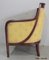 Empire Period Mahogany Bergere Gondola Chair, Early 1800s 15