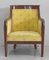 Empire Period Mahogany Bergere Gondola Chair, Early 1800s, Image 13