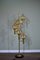 Italian Brass & Murano Glass Floor Lamp from Stilnovo, 1950s 1