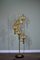 Italian Brass & Murano Glass Floor Lamp from Stilnovo, 1950s, Image 1