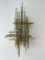 Italian Hammered Glass & Gilt Metal Sconces from Biancardi & Jordan Arte, 1970s, Set of 2 11