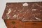 Antike französische Kommode mit Intarsien & Intarsien Intarsie & Marmorplatte 5