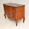 Antique French Chest of Drawers with Inlaid Marquetry & Marble Top, Image 4