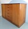 American Walnut Sideboard / Cabinet with Sculptural Sliding Doors by Edward Wormley for Dunbar, 1950s 10