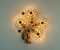 Crystal & Bronze Plated Flower Bouquet Sconce by Christoph Palme for Palwa, 1970s, Image 7