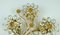 Applique con fiori in cristallo e bronzo di Christoph Palme per Palwa, anni '70, Immagine 2