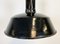 Industrial Black Enamel Pendant Lamp, 1930s 7