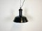 Industrial Black Enamel Pendant Lamp, 1930s, Image 2