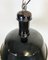 Industrial Black Enamel Pendant Lamp, 1930s 4