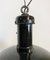 Industrial Black Enamel Pendant Lamp, 1930s 6