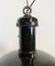 Industrial Black Enamel Pendant Lamp, 1930s, Image 6