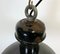 Industrial Black Enamel Pendant Lamp, 1930s 3