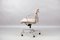 Sedia da scrivania EA 217 Mid-Century in metallo cromato e pelle di Charles & Ray Eames per Vitra, Germania, Immagine 2