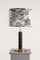 Swedish Brass and Patinated Leather Table Lamp, 1960s 1