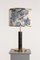 Swedish Brass and Patinated Leather Table Lamp, 1960s, Image 1