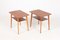 Danish Teak & Oak Side Tables, 1960s, Set of 2, Image 1