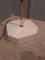 Brass Model Balloon LTE10 Floor Lamp with White Base by Luigi Caccia Dominioni for Azucena, 1990s 8