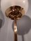 Brass Model Balloon LTE10 Floor Lamp with White Base by Luigi Caccia Dominioni for Azucena, 1990s 5
