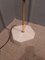 Brass Model Balloon LTE10 Floor Lamp with White Base by Luigi Caccia Dominioni for Azucena, 1990s 7