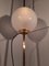 Brass Model Balloon LTE10 Floor Lamp with White Base by Luigi Caccia Dominioni for Azucena, 1990s 4