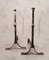 Louis XIII Style Wrought Iron Andirons, Set of 2 3