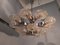 Lampada da soffitto in metallo cromato e 15 luci di Gaetano Sciolari per Sciolari, anni '70, Immagine 3