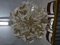 Grand Plafonnier en Laiton avec Papillons Blanc & Or en Verre Murano de Made Murano Glass 2