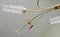 Mid-Century Light Red Arrows Glass Shades Ceiling Lamp, Image 2