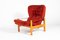 Danish Modern Sculptural Lounge Chair, 1960s 1