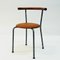 Brown Leather Dining Stools by Jerry Hellström, 1988, Set of 6 8