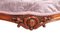Poltrona vittoriana antica in legno di noce intagliato, XIX secolo, Immagine 7