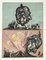 Gabriele Galantara - Cubierta para The Donkey - Ink and Watercolor - 1914, Imagen 1