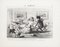 Lithographie Honoré Daumier - Une Expérience Qui Succeeds Too Well - Lithographie Originale - 1853 1