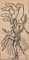 Gabriele Galantara - Satiric Scene for L'asino - Drawing - Early 20th-Century 1