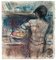 Simon Goldberg, Nude, Oil Pastel, Mid-20th Century, Imagen 1