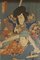 Utagawa Kunisada (Toyokuni III), Acteurs, Gravure sur Bois, 19ème Siècle, Japon 1