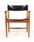 Vintage Black Leather Armchair by Kurt Østervig for Sibast 2