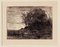 Jean-Baptiste-Camille Corot, Landscape, Etching, 19th Century 1